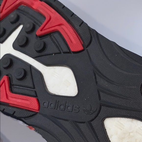 Adidas Tresc Run Grey Scarlet Men's Athletic Shoes Size 13 - Picture 6 of 13